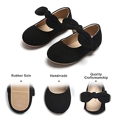 Felix & Flora Toddler Girl Black Dress Shoes Size 7