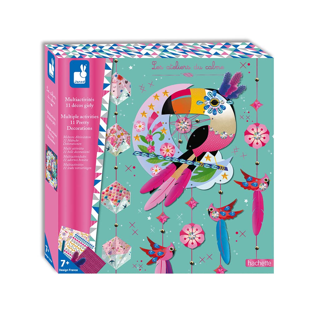 Janod Creative Kit - Multi-Activity Box 11 Girly Decors