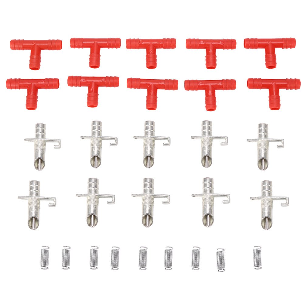 Pssopp 10 Pcs Automatic Rabbit Nipple Drinker Water Feeder Mouse Waterer Bunny Rat Ferrets Chinchilla Rodent Poultry Watering System