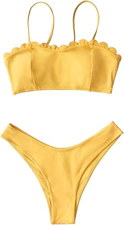 amazon yellow bathing suit