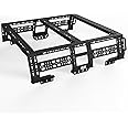 CLAMBER Overland Bed Rack for Full-Size Pickup with/Without Bed Rails | Adjustable Width Compatible with Ford F-Series, Silverado, Sierra, Ram, Titan & XD, Tundra(See Image for Size Chart)