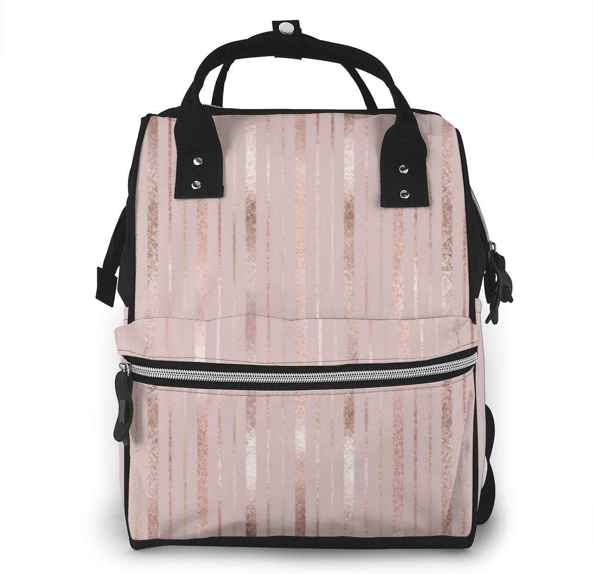 rose gold changing bag