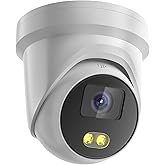 RICHSECU DS-2CD2387G2-LU 2.8mm Hik 4K 8MP Color-VU PoE Turret IP Camera | 24/7 colorful imaging, human/vehicle detection, built-in mic, 130dB WDR, IP67, H.265+, International English Version