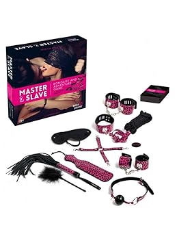 Tease & Please Bondage Spiel, Necken & Bitte, pink