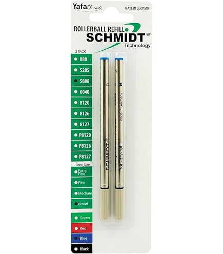 Amazon.com : Schmidt 5888 Ceramic Rollerball Metal Tube Refill