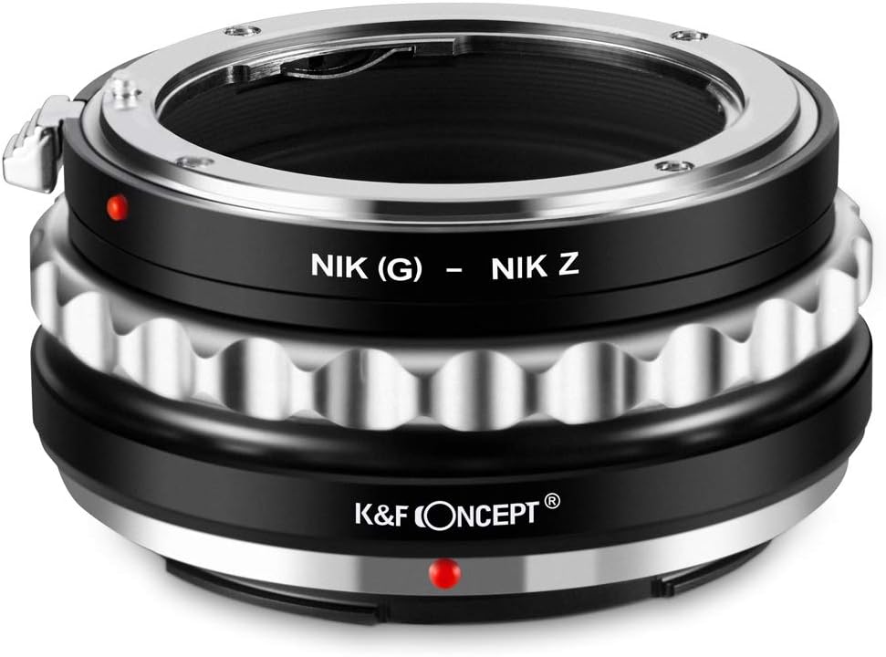 K&F CONCEPT Lens Mount Adapter Compatible with Nikon G Mount Lens to Nikon Z Mount Camera Body, Nikon-G