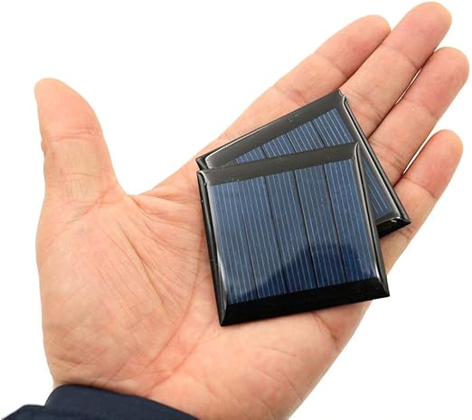 Amazon Co Jp ソーラーパネル 防水太陽電池エポキシ多結晶シリコンdiyバッテリー電源充電器小型ソーラーパネルのおもちゃ2pcs Yxjjp ホーム キッチン