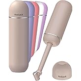 Portable Bidet for Travel &amp; Camping - Manual Squeeze Peri Bottle Handheld | 3 Leak-Proof Seals | BPA-Free | Feminine Hygiene Care | Postpartum | Extendable Sprayer with Nozzle | for Men&amp;Women-Khaki