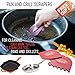 Grease Splatter Screen for Frying Pan 13’’ - Oil Splatter Guard with Fine Mesh, Long Handle and Resting Feet - for Safe and Cleaner Cooking - Stainless Steel