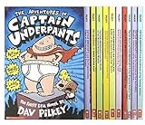 Captain Underpants Series - Complete 11 Book Collection - Adventures of Captain Underpants, Captain Underpants and the Preposterous Plight of the Purple Potty People, Captain Underpants and the Big, Bad Battle of the Bionic Booger Boy, Part 1