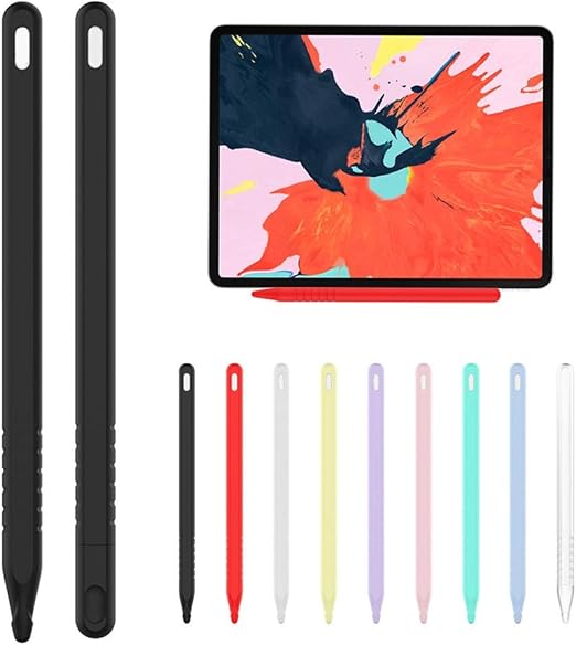 Silicone AntiSlip Stylus Pen Case Protective Case Cover for Apples