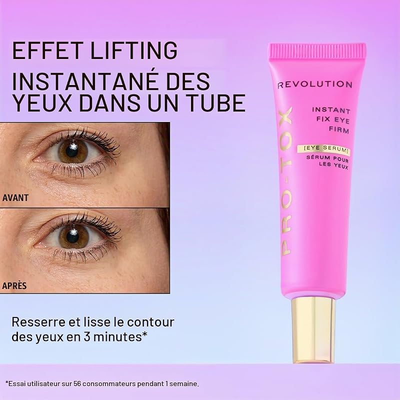 Revolution, Sérum Visage Lissant Pro-tox, Réduit les Rides et Ridules avec Peptides, Testé Dermatologiquement, Végan et Non Testé sur les Animaux, 30 g