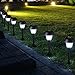SANSUN Solar LED Path Light Outdoor Garden Lawn Landscape Waterproof Solar Stake Light (Set of 6)