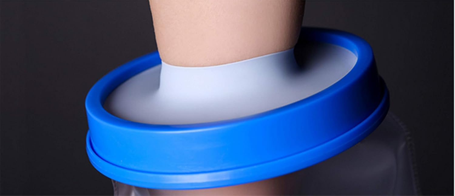 Adult Leg cast Protector for Shower, Waterproof Shower Bandage and Cast Cover Full Leg Watertight Protection to Broken Leg, Knee, Foot, Ankle Wound, Burns 100% Reusable (Full Leg 43.5"20"9.8"): Health & Personal Care