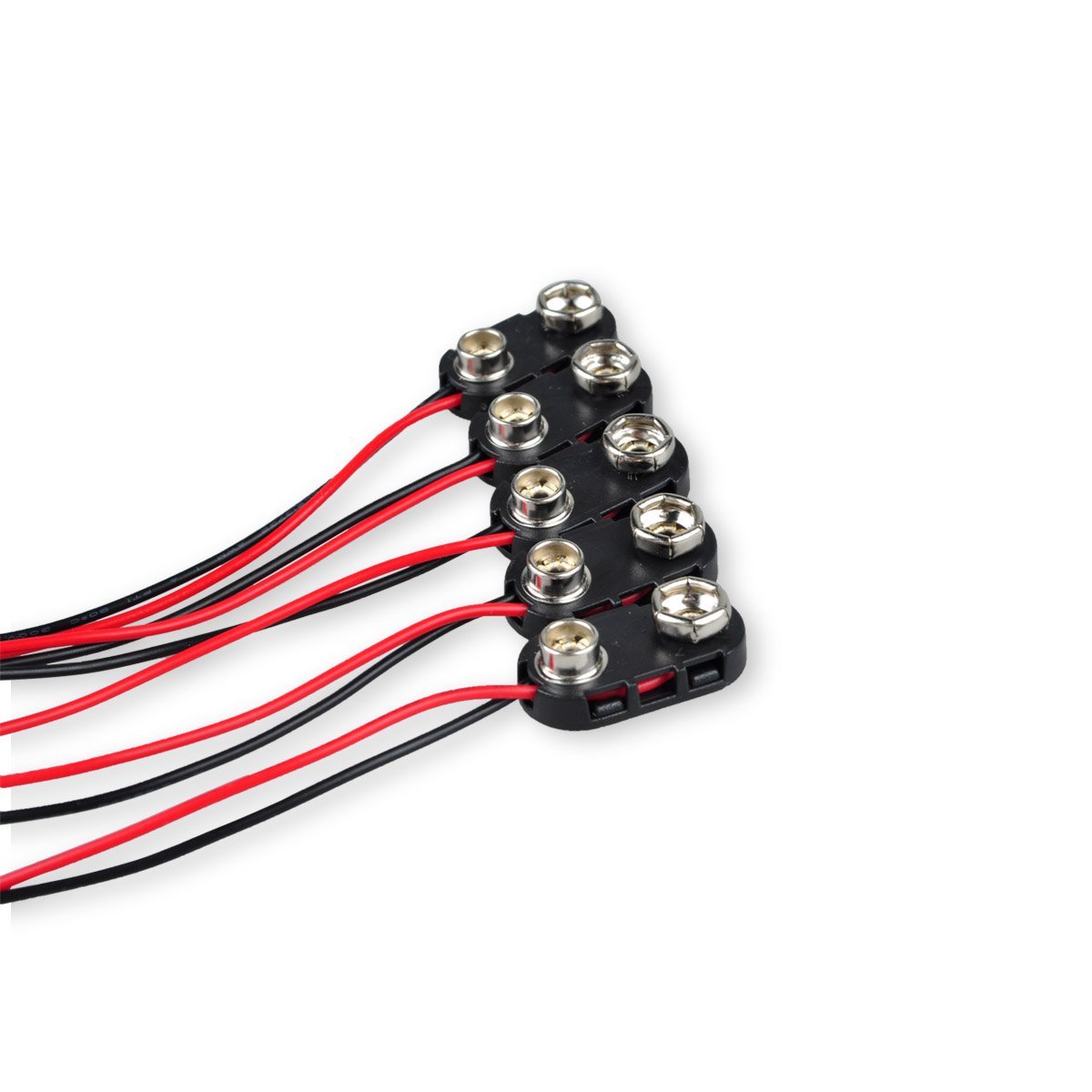 Conwork 9V Battery Snap Connector, 9 Volt Battery Button Clips