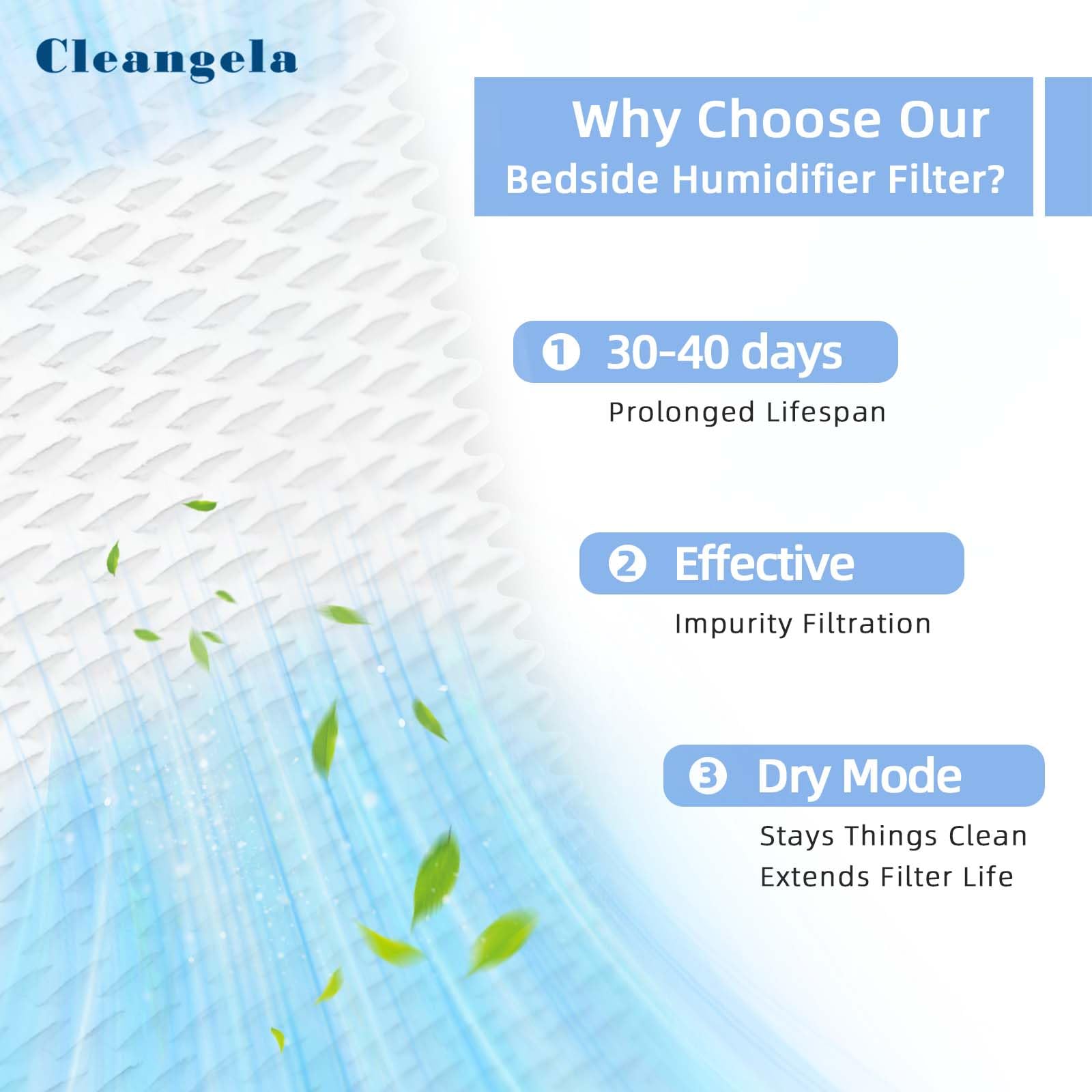 6 Pack WF813 EQWF813 Humidifier Filters Replacement Compatible with Equate EQ-2119-UL PCWF813 Relion RCM-832 RCM-832N ProCare PCCM-832N Cool Mist Humidifier Replacement Filter