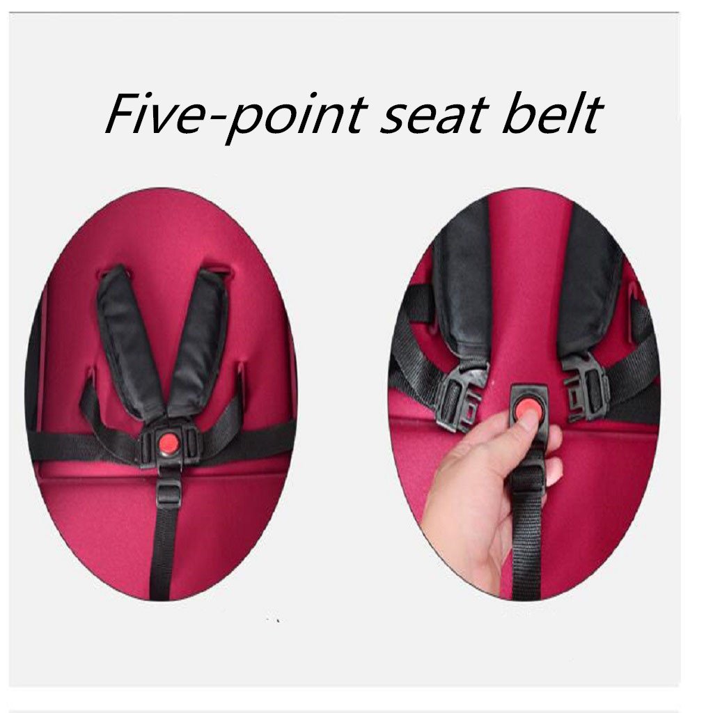 Dldlベビーカーリバーシブルシート折りたたみ式四輪ベビーカート B07qr34g42 Color A Magic 赤 アニメ萌えグッズ 売り切れ必至 Baudouin Ma