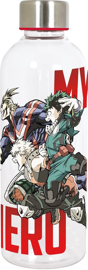 Stor My Hero Academia - Reusable Bottle - Portable - All Might - Deku - Katsuki - Plastic Water Bottle - 850 ml