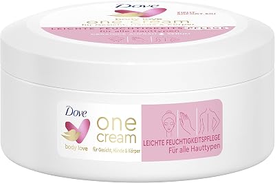 Dove Body Love One Cream Light Moisturiser 250ml Face Hands Body All Skin Types