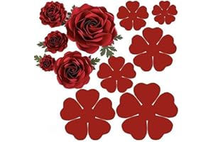 KASHOER 3D Rose Flower Metal Die Cuts, Wedding Leaf Cutting Dies for DIY Scrapbooking, Card Making