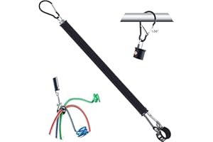 Dazakoot 25”Single Tender Spring Kit, Heavy Duty Air Line Hose Tender Spring with Holder Clamp, Tender Spring with Plastic Sleeve for Semi Truck Trailer Tractor