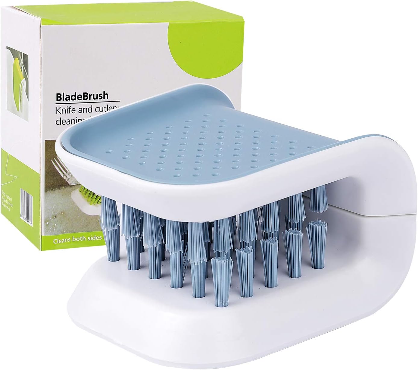 Multifunctional Blade Cleaning Brush, DualSided Scrub Brush for Knives