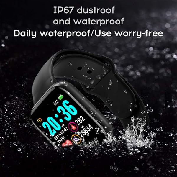 jiheousty Y68 Smart Watch Mujeres Hombres Sport Bluetooth Smart Band Monitor de frecuencia cardaca