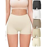 Derisaly Womens Boyshort Panties Seamless Underwear High Waist Slip Shorts Tummy Control Briefs No Show Under Dress