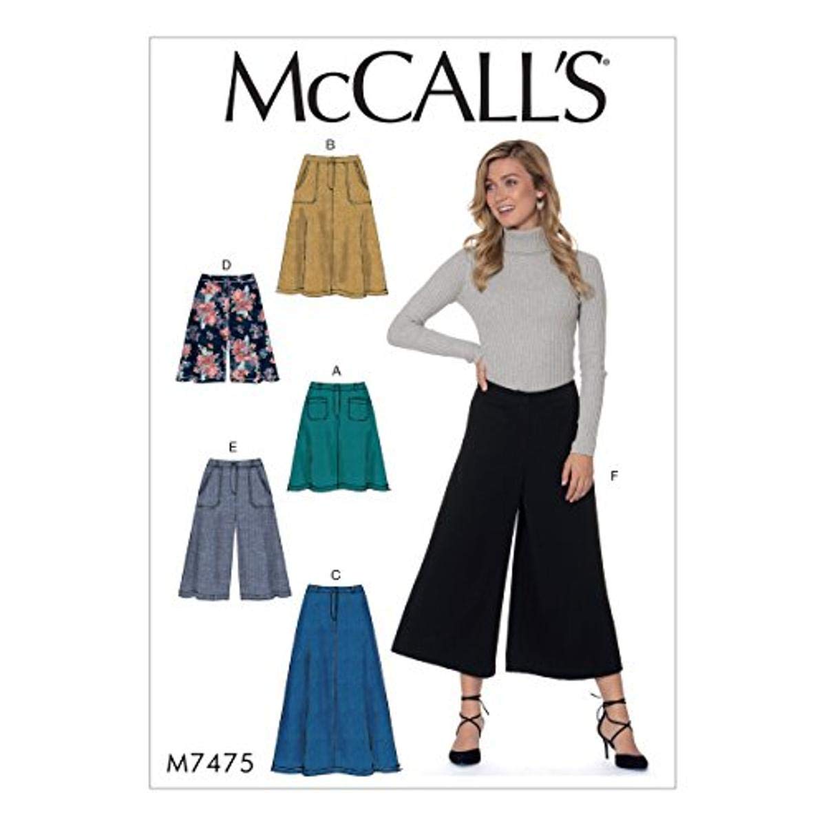 Mccall's Patterns Misses Skirts, Shorts and Culottes, Multi-Colour, Sizes 6-14