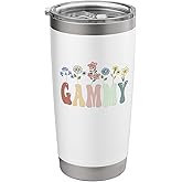 Gammy Gifts Women Wildflower Floral Design Gammy Stainless Steel Insulated Tumbler