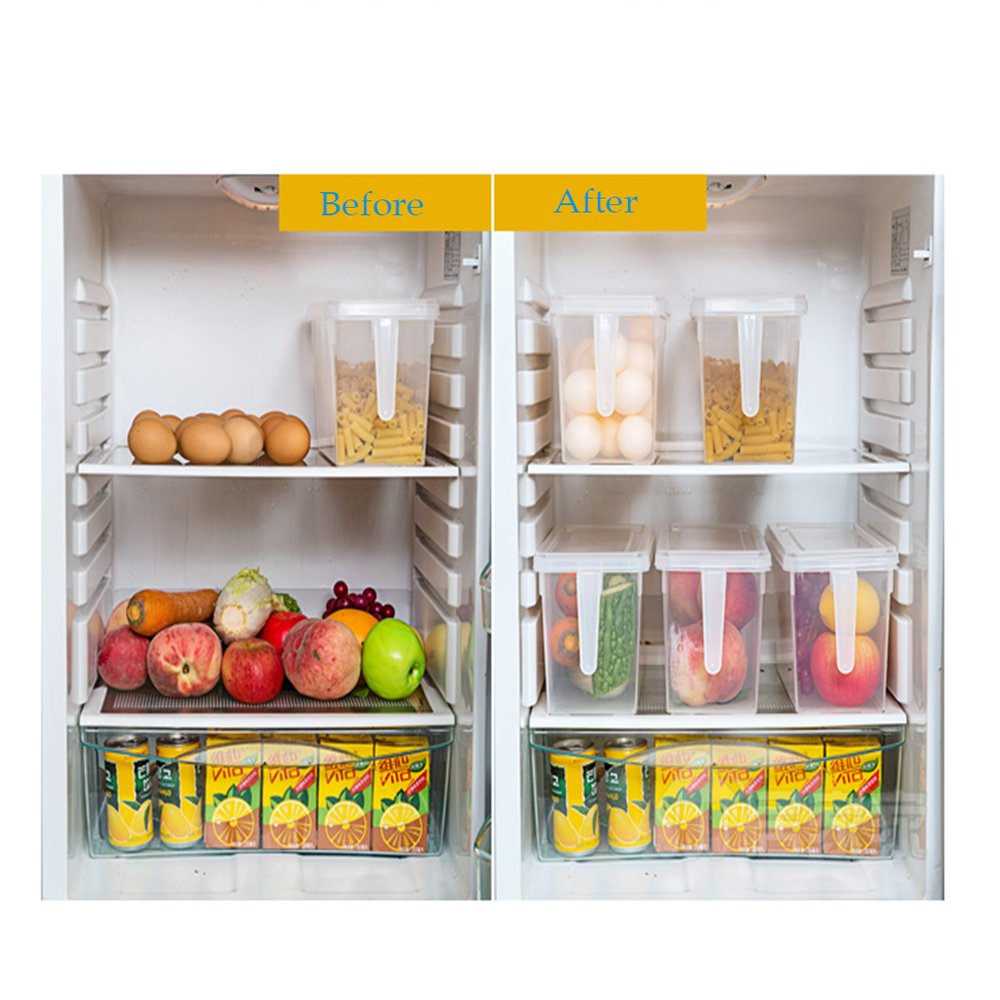 Pinke Frigorífico Nevera de plástico Transparente Estante Cocina ...