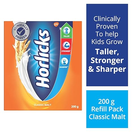 Horlicks Health & Nutrition drink-200 g refill pack (Classic Malt)