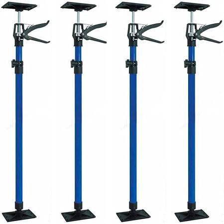 2x Montagestütze Schrank - Teleskopstange 18-45cm Bis 200kg Traglast