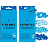 Starface Star Strips Blue Nose Pore Strips, Extra Strength, 16 ct | Dermatologist Tested &bull; Removes Blackheads &bull; Aloe Vera &amp; Witch Hazel &bull; Unscented