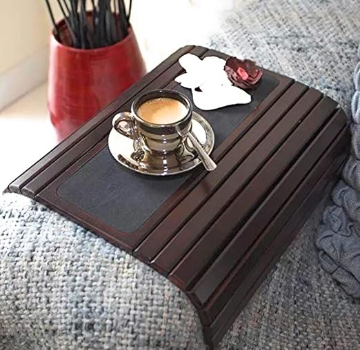 Amazon Com Couch Arm Table Sofa Arm Tray Flexible Foldable