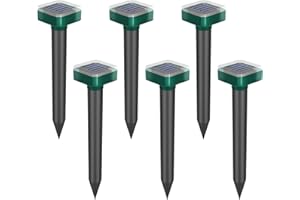 DARUCOT Effective Solar Deer Repellent Outdoor - Ultimate Deer Deterrent Devices for Your Yard, Keep Deer Away with High-Tech Deer Repeller for Yard,Deer Repellent Devices Outdoor Pet Safe