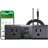 VIVOSUN GrowHub Outlet Controller A22 with Temperature and Humidity Sensor Probe, Smart Environmental WiFi-Controller, Smart Plug, Thermostat, 15A 1800W, Compatible with Vivosun App for Grow Tent