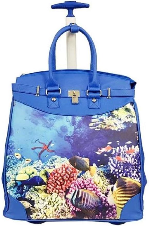 Trendy Flyer 19" Computer/Laptop Bag Tote Duffel Rolling Wheel Case Purse Tablet