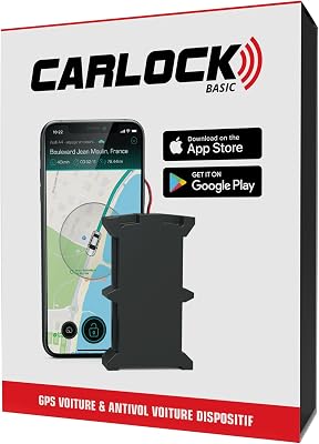 Basic 4G Traceur GPS. Alarme & Antivol Voiture. Trace Votre Voiture en Temps Réel et Vous Avertit Immédiatement en Cas de Vibration ou de Mouvement Suspect. Connecté