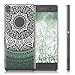 kwmobile Elegant and light weight Crystal Case Design Indian sun for > Sony Xperia XA < in mint white transparent