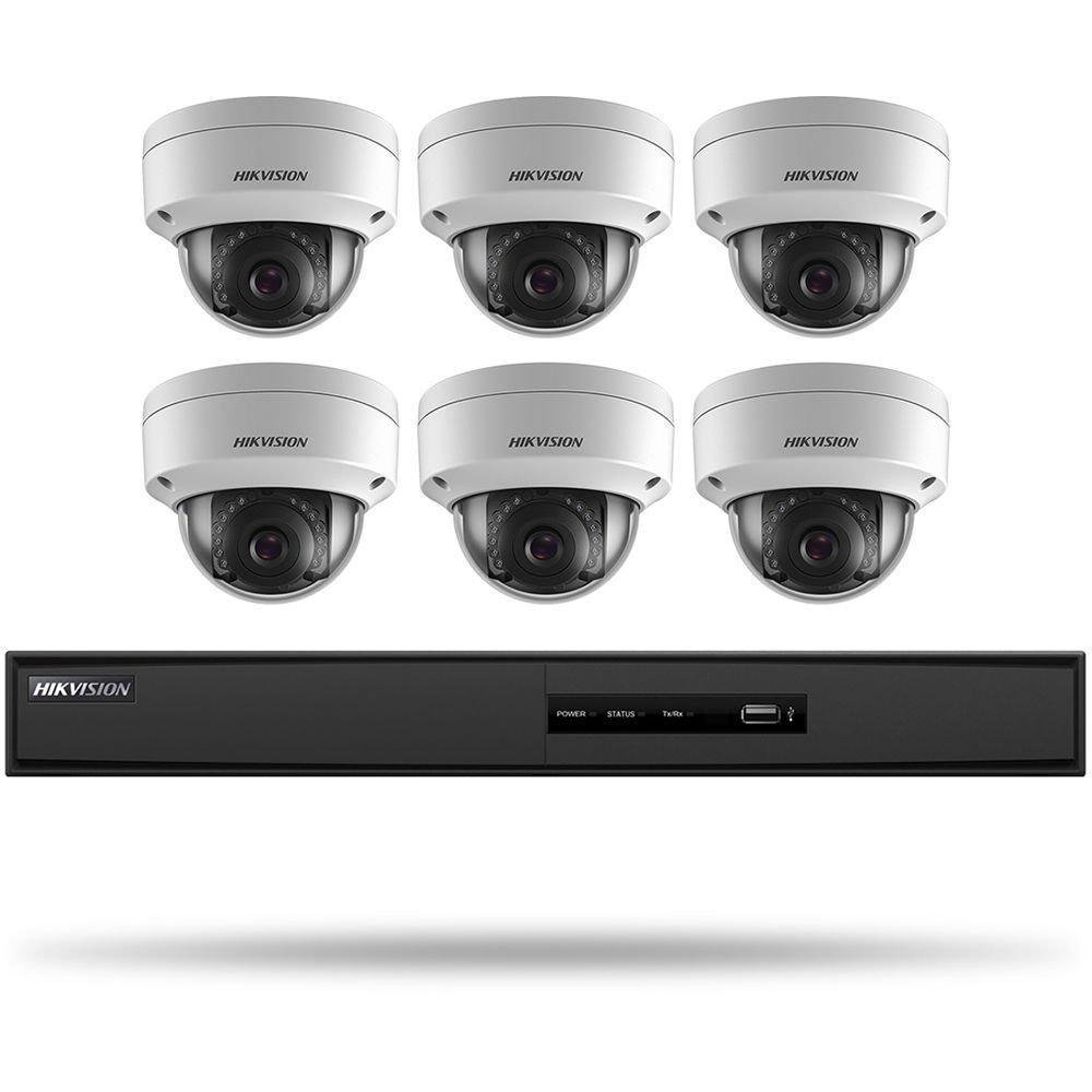 Hikvision USA I7604N1TA Hikvision Kit, 4 Ch Nvr with Poe, 1 Tb Storage