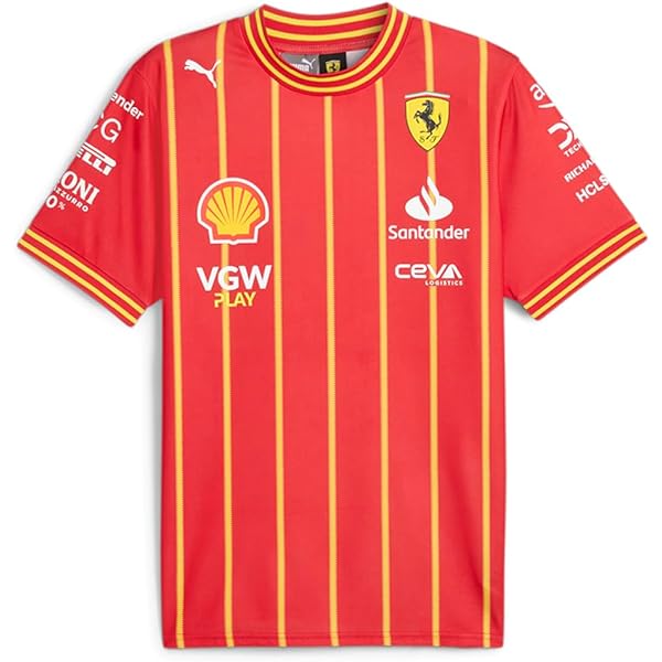 Camiseta Puma Scuderia Ferrari Sainz Hombre Rojo Edición