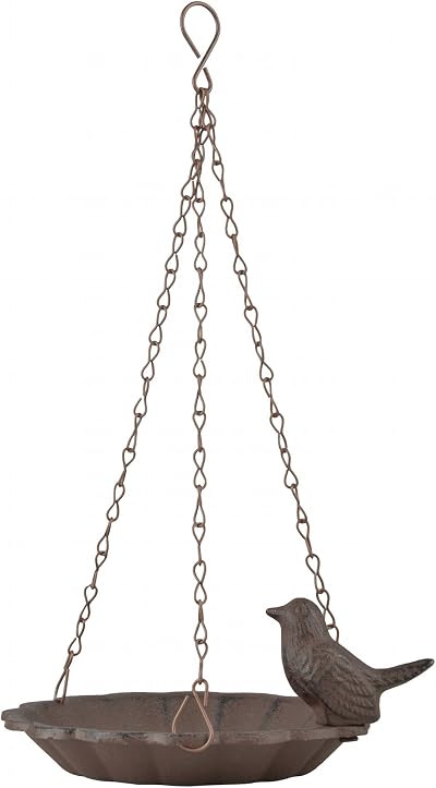 Esschert Fallen Fruits Hanging Bath Brown 28.5x16x16 cm Bird Bath Feeder