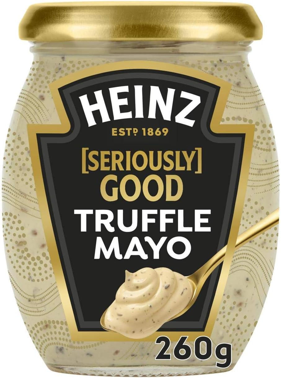 Heinz Seriously Good Truffle Mayo Rich Creamy With Truffle Pieces 1x260g Amazon Co Uk Grocery