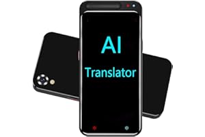 Angok Two Way Language Translator AI Language Voice Translator Device with 138 Languages Portable Online Offline Translation for Business Learning Travel,Digital Voice Recorder,4.1” Touch Screen
