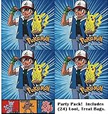 Pokemon party favor bags (24 count). Great for loot bags, treat bags, birthday parties