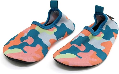 Amazon Co Jp モスキーヒ 虫よけ マリンシューズ ウォーターシューズ 水陸両用 速乾 アクアシューズ 軽量 シュノーケリング ビーチサンダル キッズ 子供用 シューズ バッグ