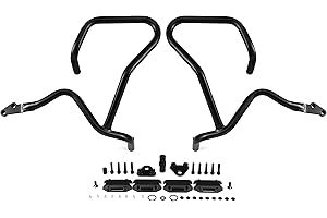 Krator Engine Guard, Black, Highway Crash Bar Compatible with 2002-2016 Suzuki V-Strom DL1000