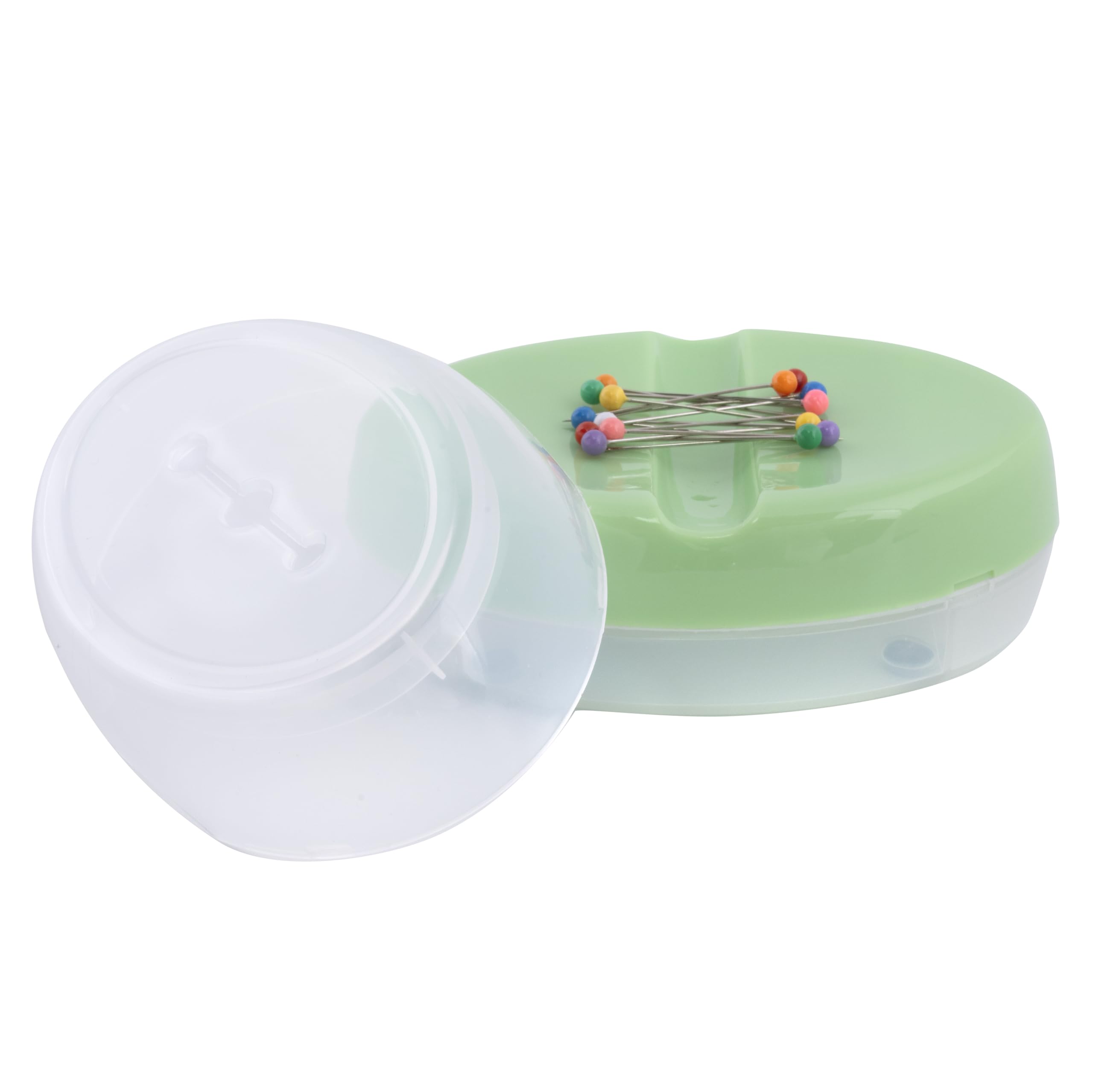 Dritz Ultimate Magnetic, Assorted Colors: Blue, Purple & Green, 1, 15 Ball Pin Caddy