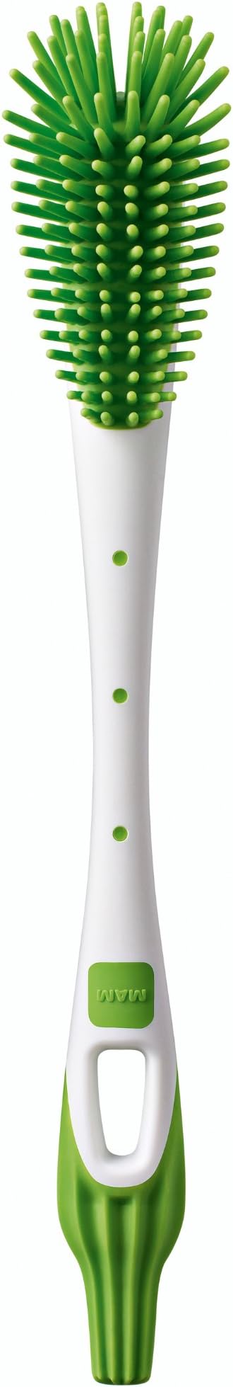 MAM Soft Bottle Brush - Extra-Soft Bristles, Teat Brush, BPA Free